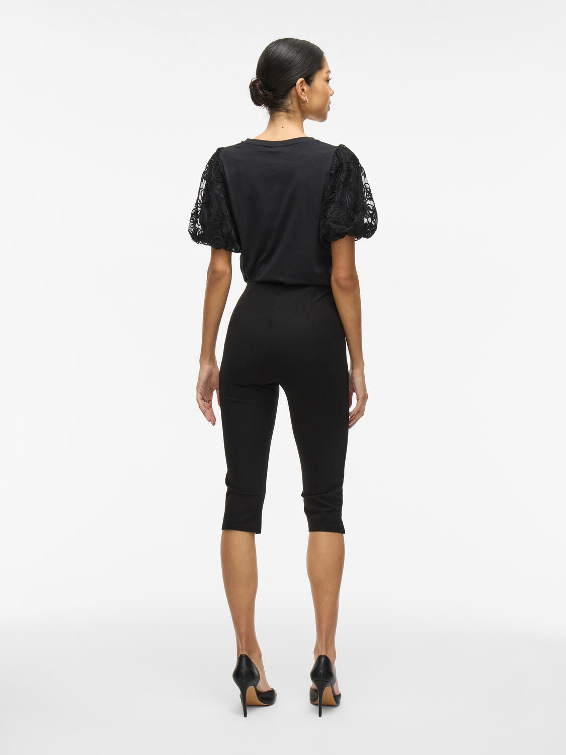 Vicamille Capri bukser - Black Beauty